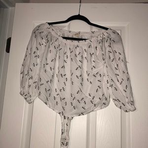Dragonfly Print Top